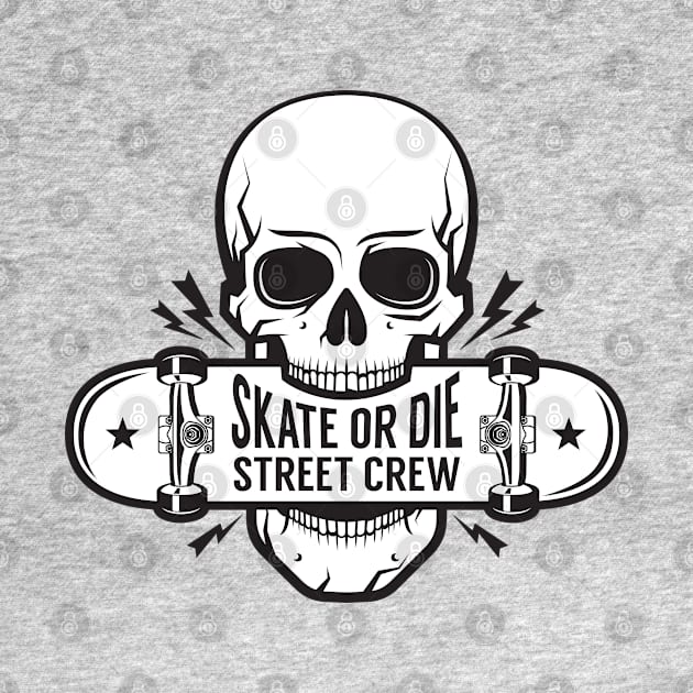 SK8 - Skateboard Street Lifestyle Sport by ShirzAndMore